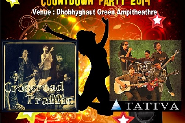 Bollywood Countdown party 2014 in Singapore at dhobhyghaut green amphitheatre
