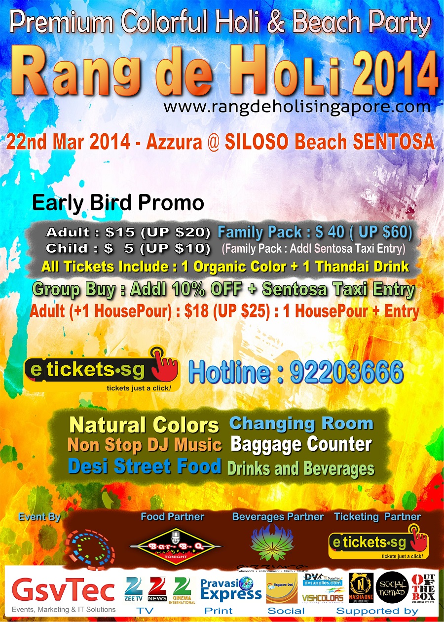 singapore premium beach holi